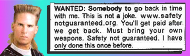 Safety Not Guaranteed Banner